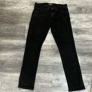 Men’s Express black denim jeans slim fit jeans 31x32